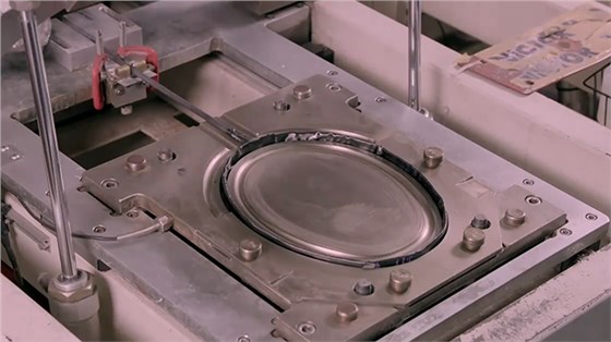 Badminton racket mold