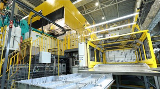 Large casting machine