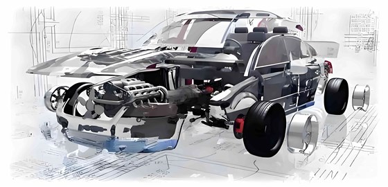 3D printed automotive parts