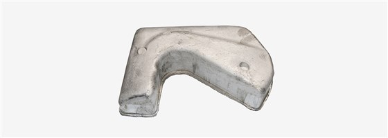 Motorcycle side cover forging