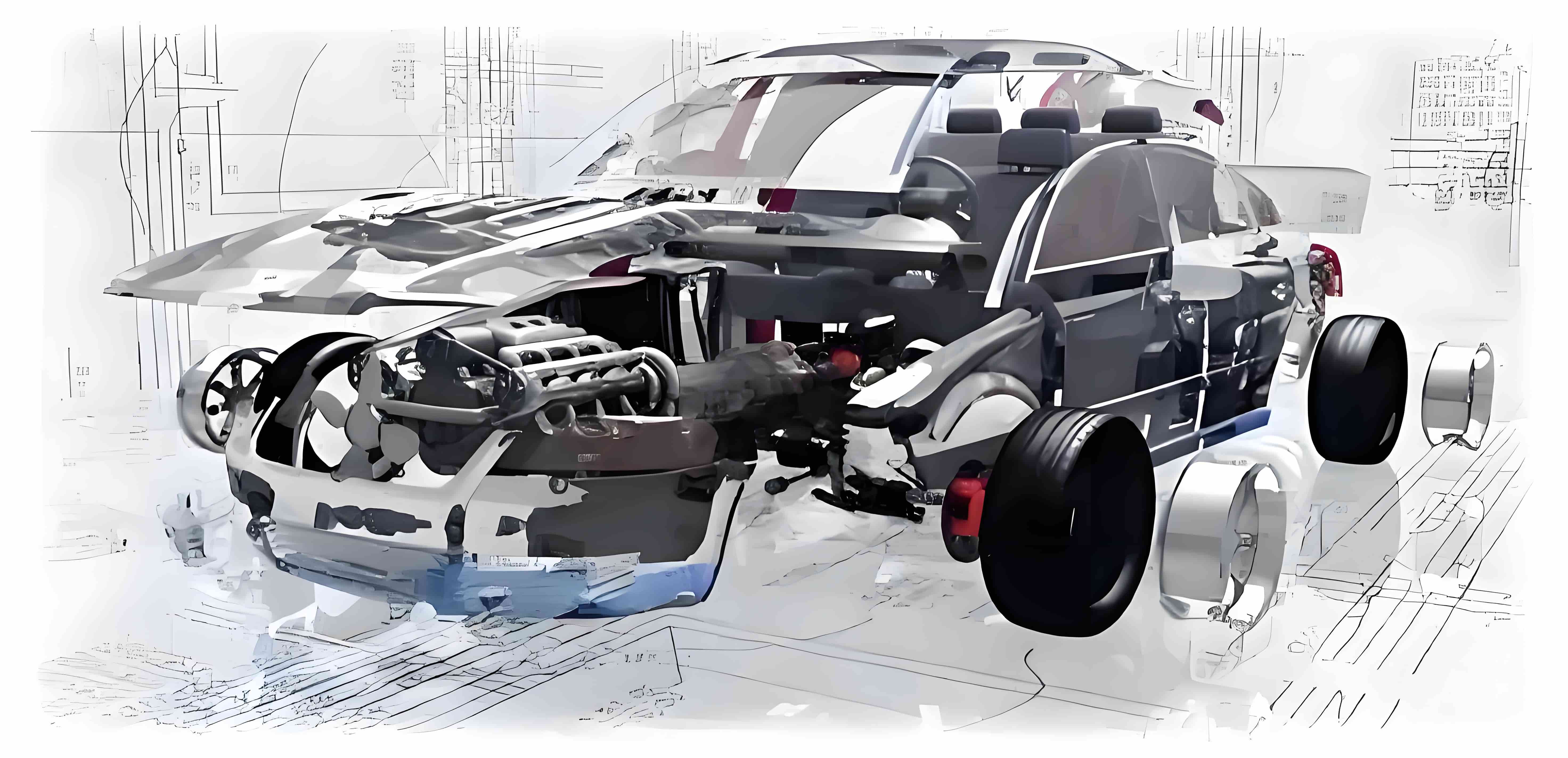 3D printed automotive parts