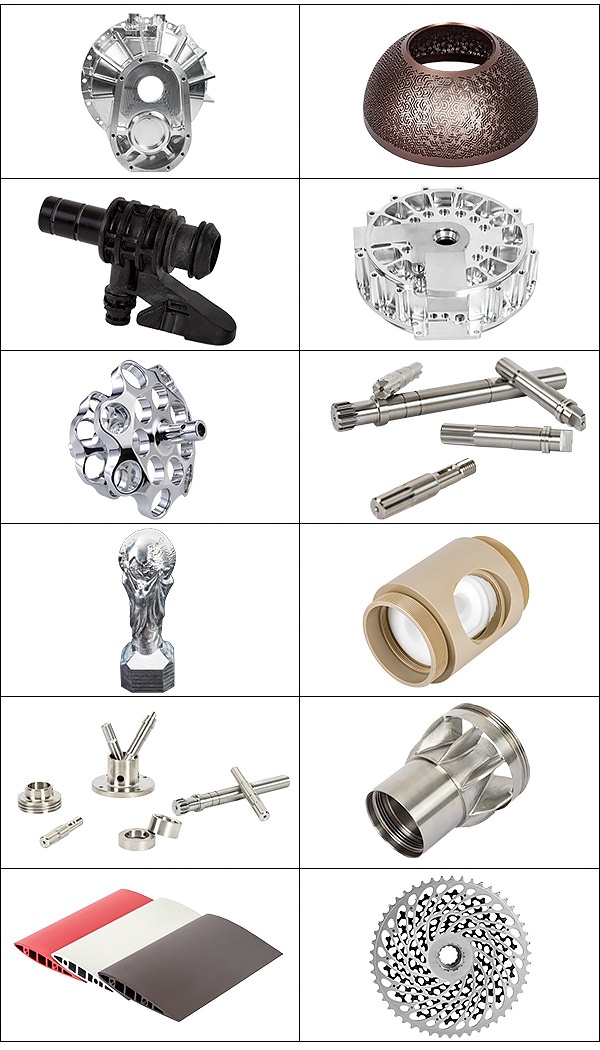 CNC machining products