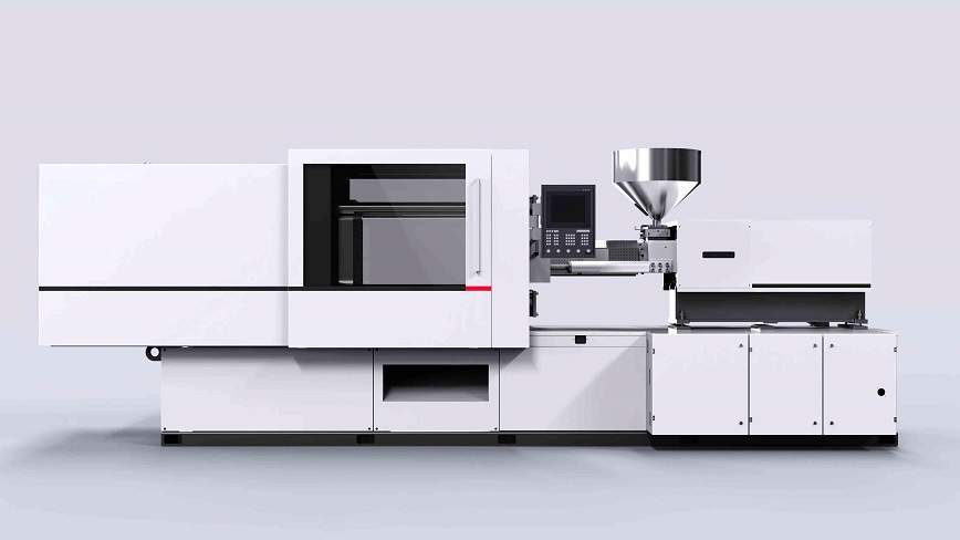 Modern injection molding machine with digital interfaces